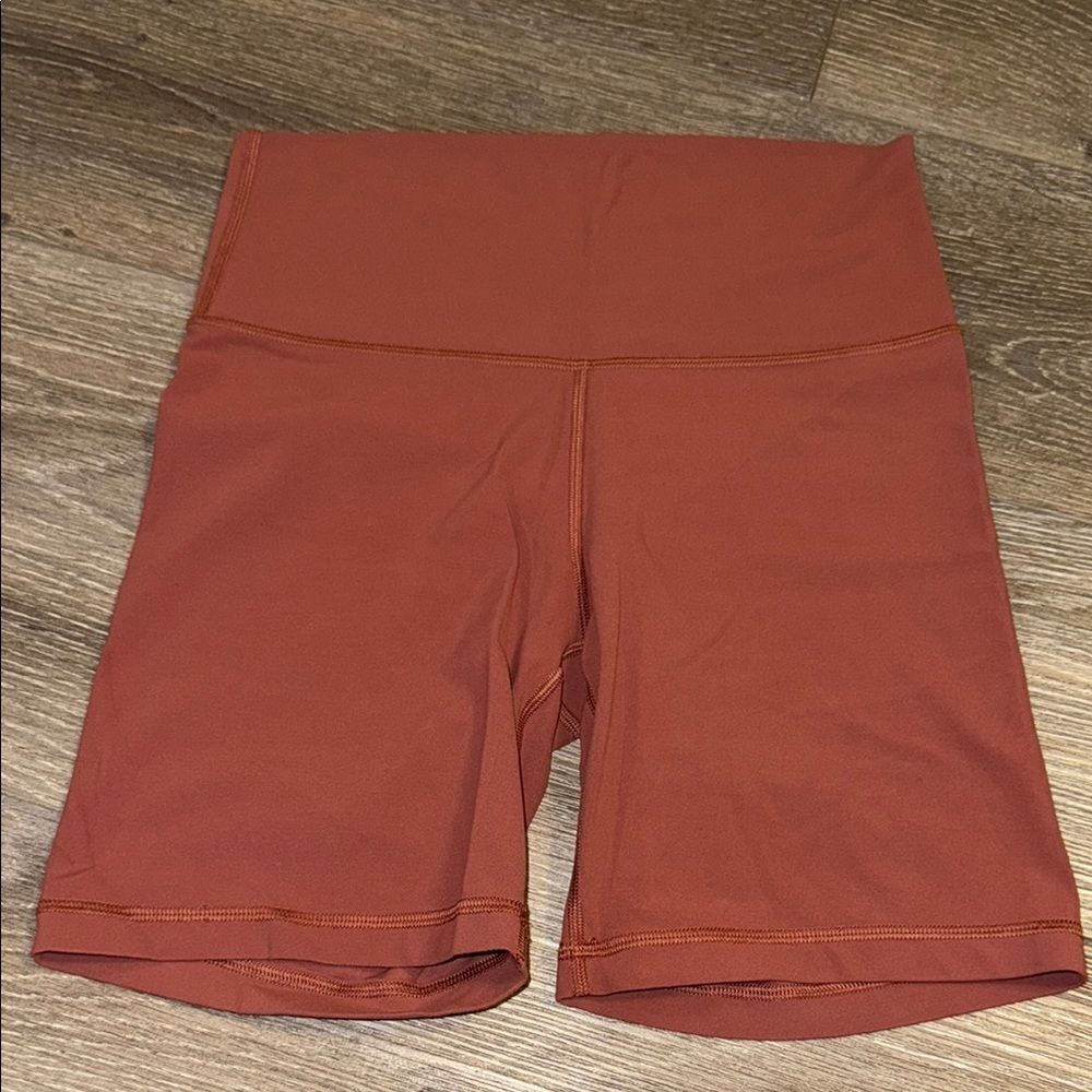 Aritzia Brown Bike Shorts High-Waisted Stretch